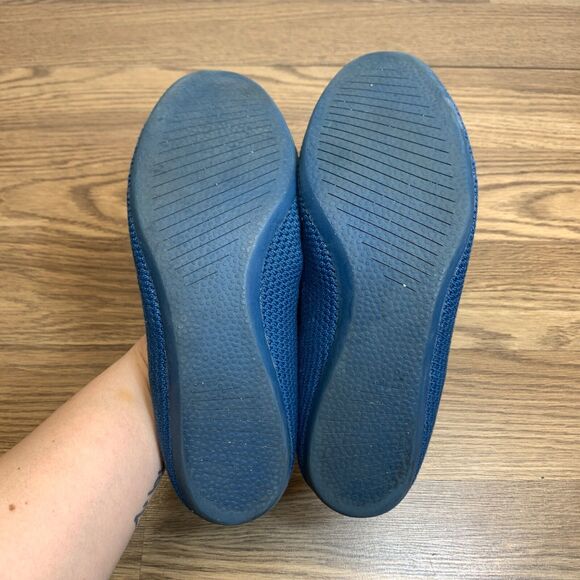 AllBirds Women’s Tree Breezers TB Navy Blue Knit Ballet Flats Sz 9.5 - Picture 7 of 9